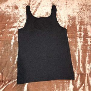 Lululemon Reversible Scoop Neck Tank Charcoal Gray